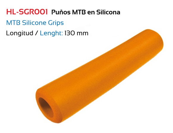 PUOS BICICLETA TKX VTT SILICONA 130MM NARANJA